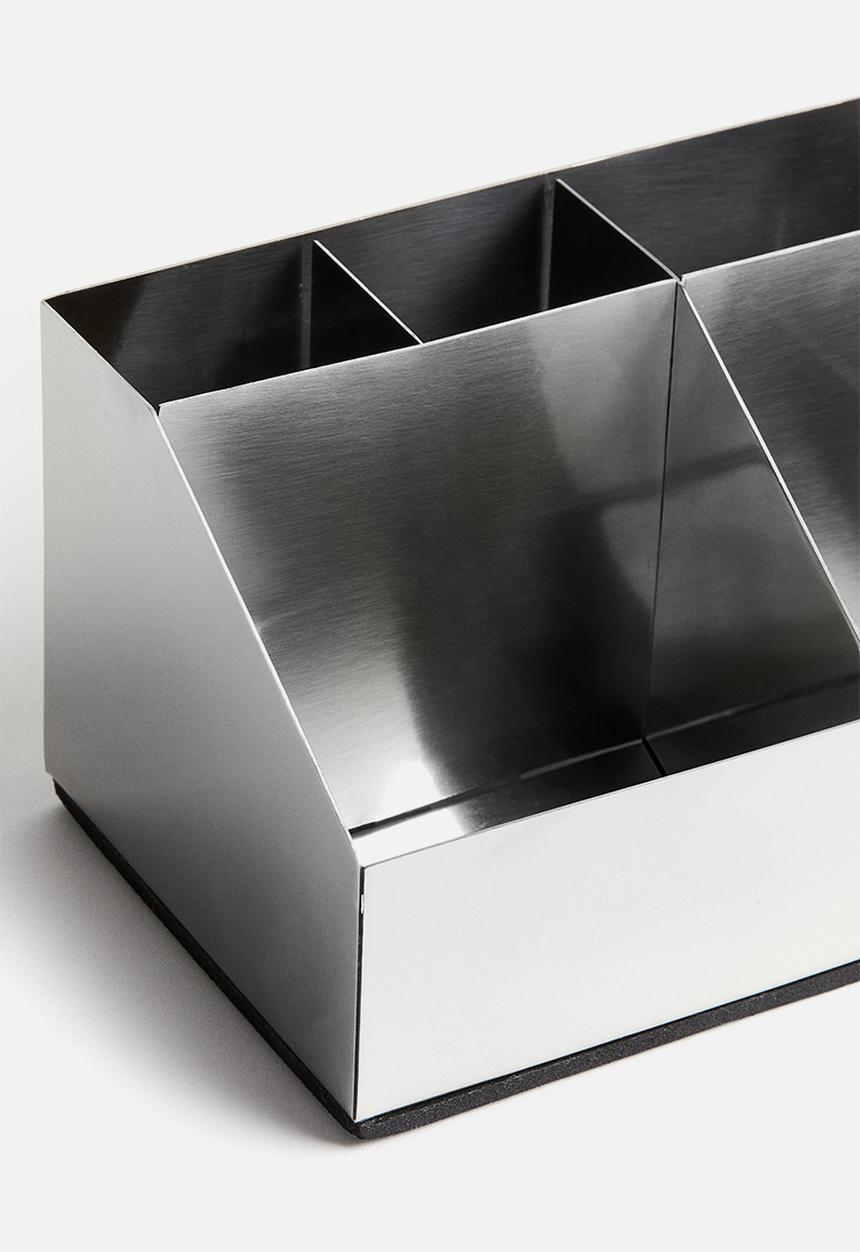 H&M - Metal storage box - silver-coloured