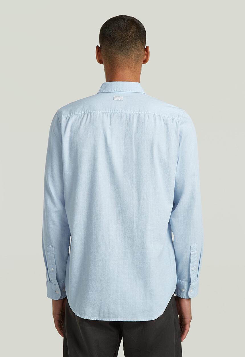 G-STAR - Marine Slim Shirt L\S - Lt Wave Gd