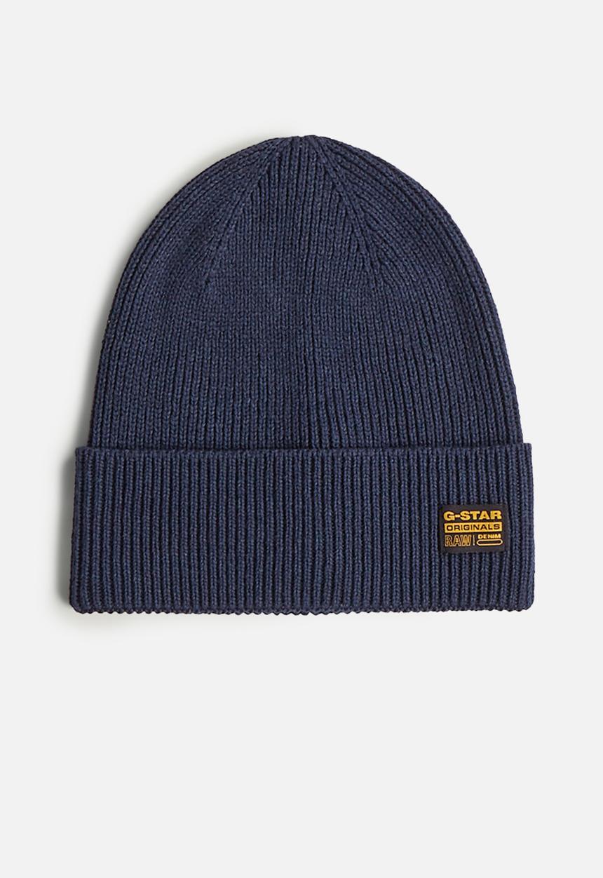 G-STAR - Geffo Long Beanie - Dk Patriot Blue