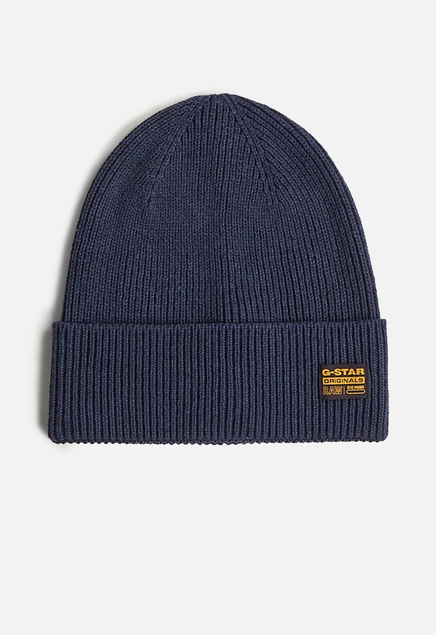 G-STAR - Geffo Long Beanie - Dk Patriot Blue