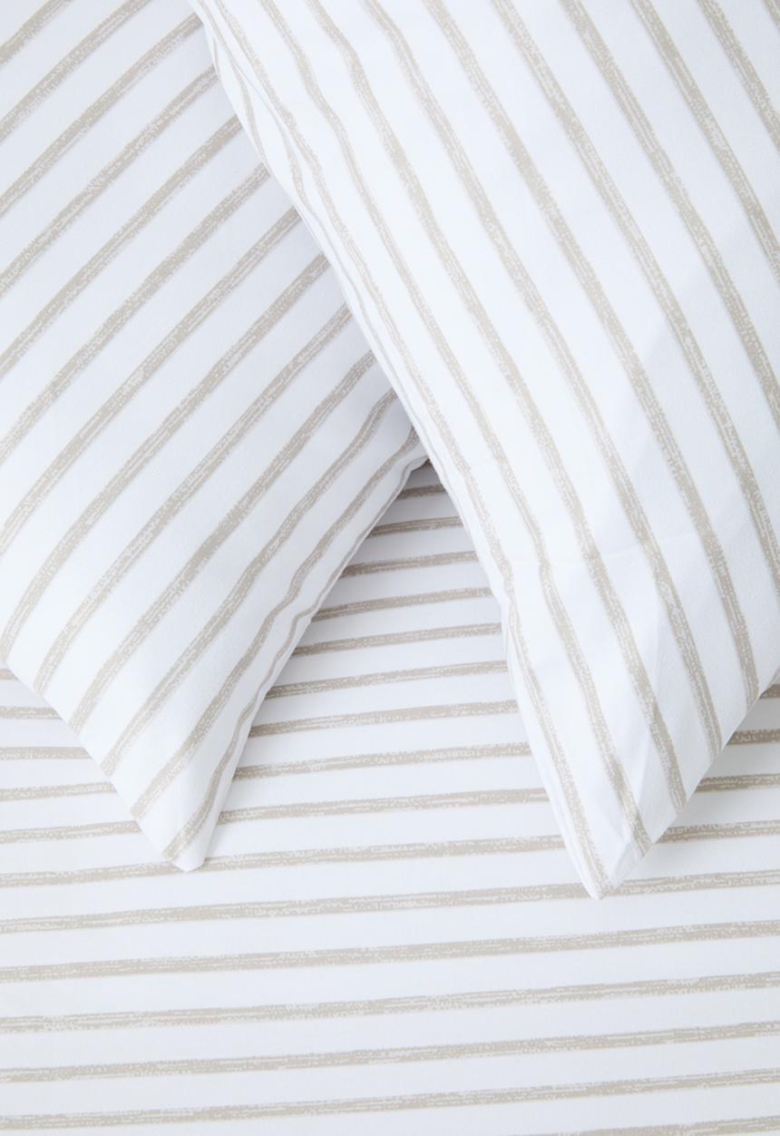 Sixth Floor - Painterly Stripe Super Soft  Duvet Cover & Sheet Set