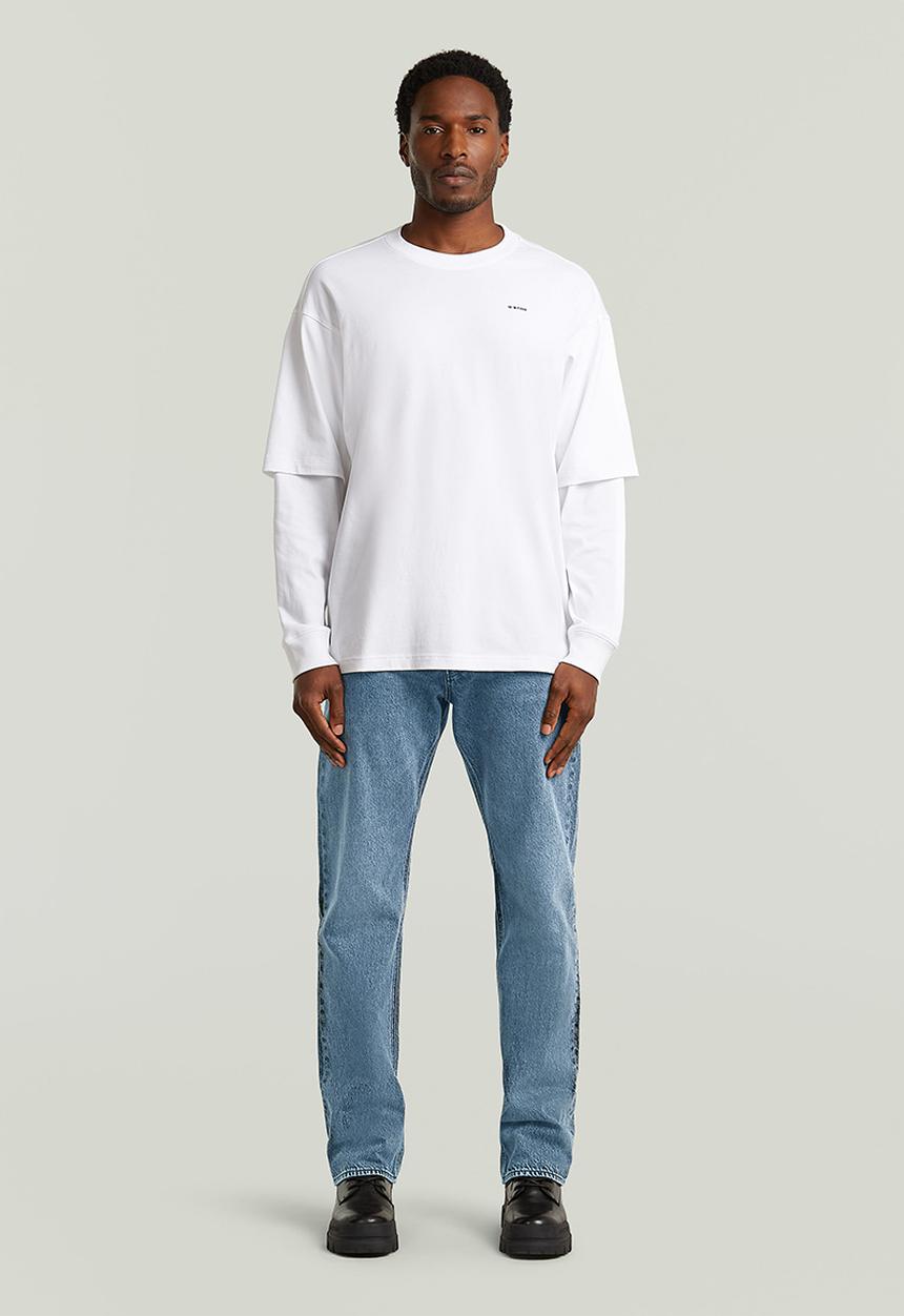 G-STAR - Double Sleeve Loose R T - White
