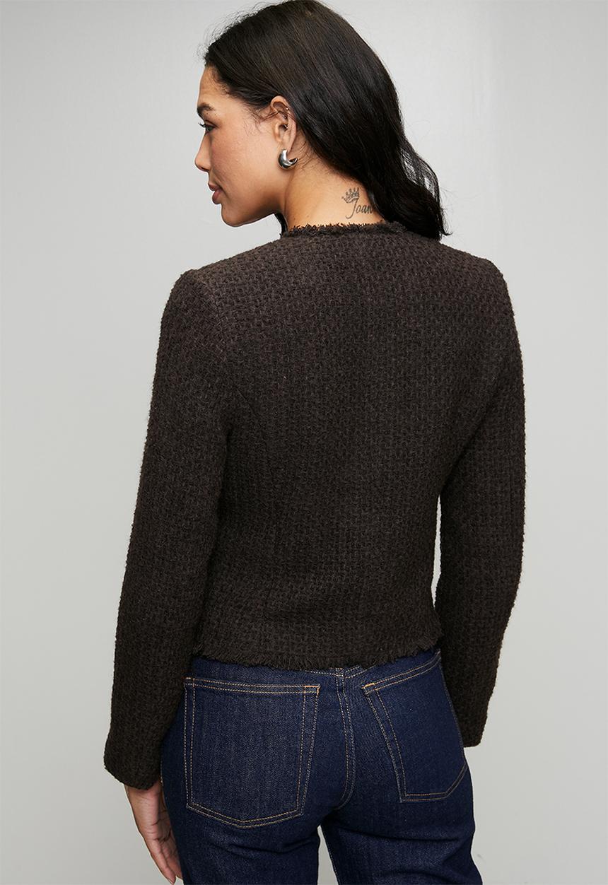 MANGO - Jacket winter - dark brown