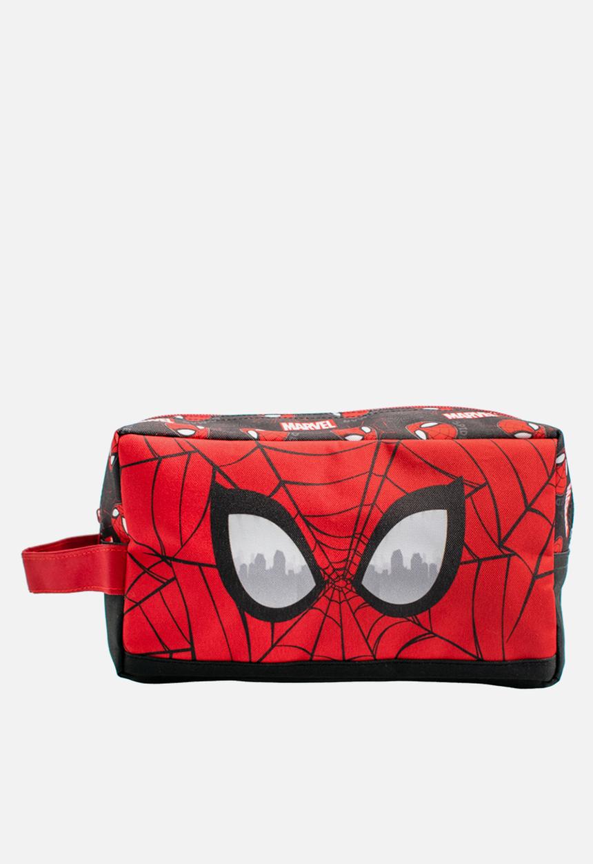 Character Group - Spiderman Toiletry Bag - Red & Black