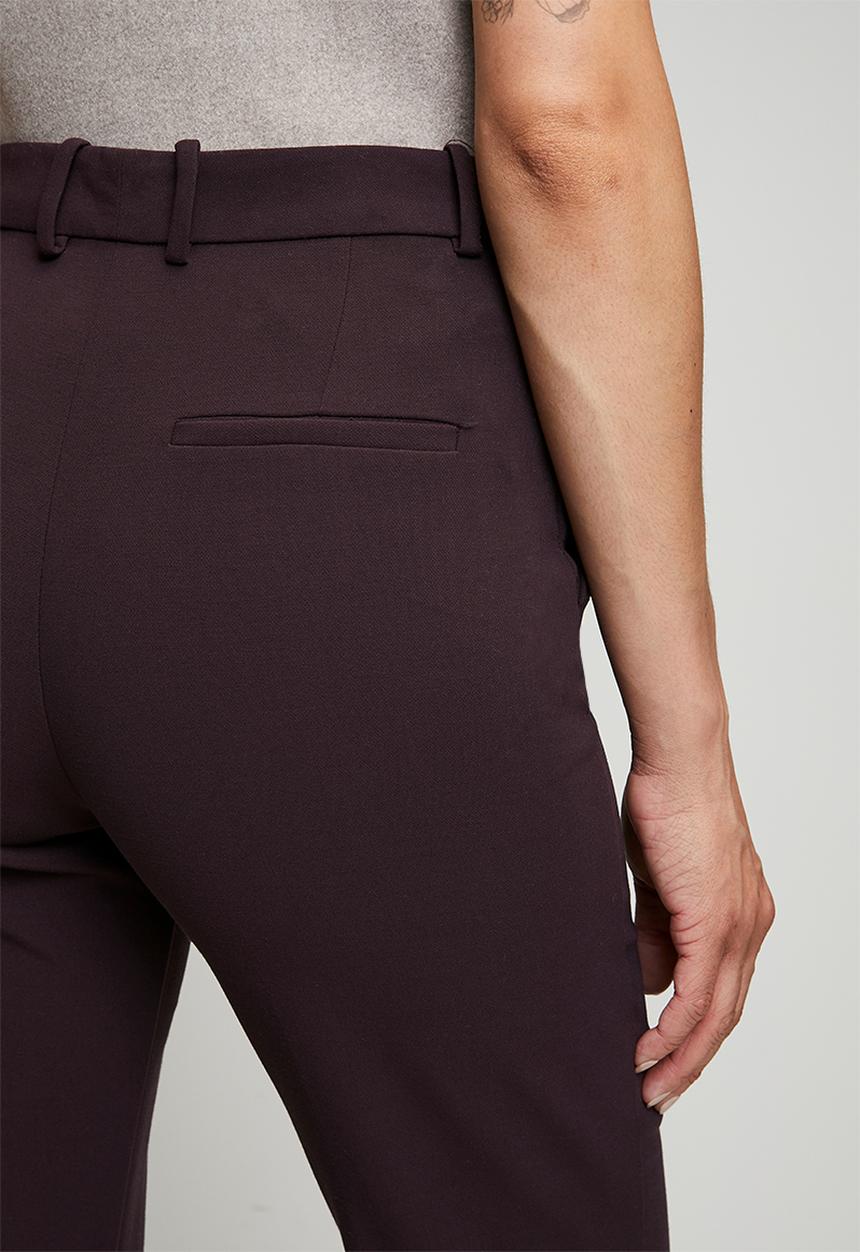 MANGO - Trousers emma - dark purple