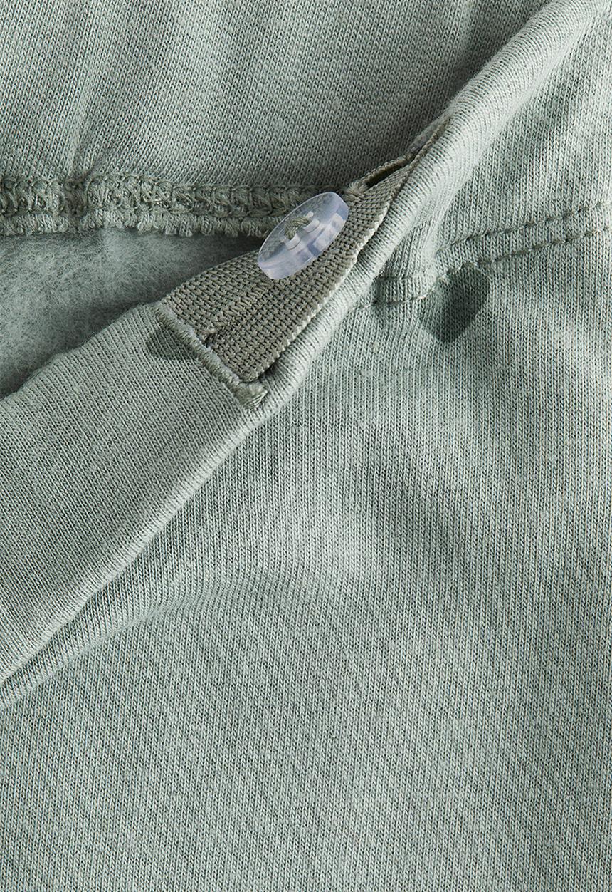 H&M - Brushed-inside leggings - dusty green hearts