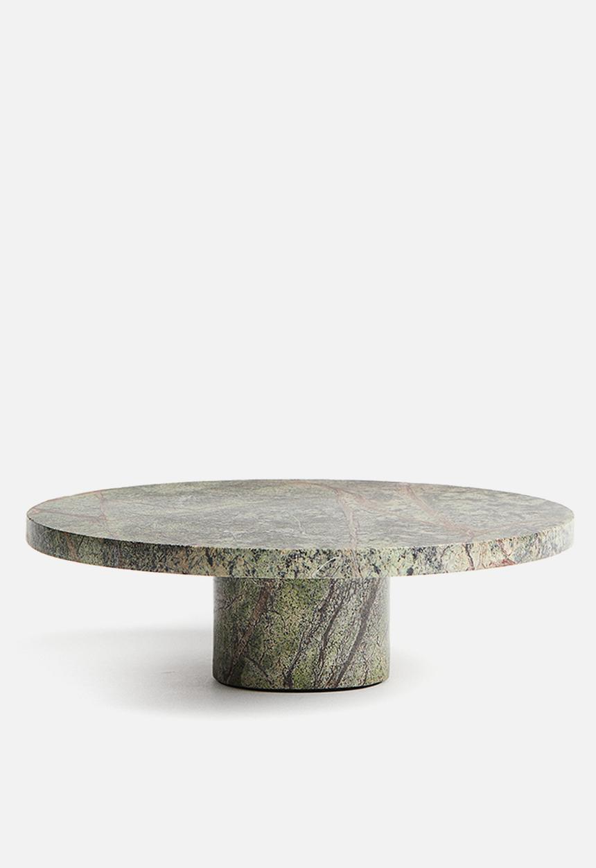 H&M - Marble cake stand - green