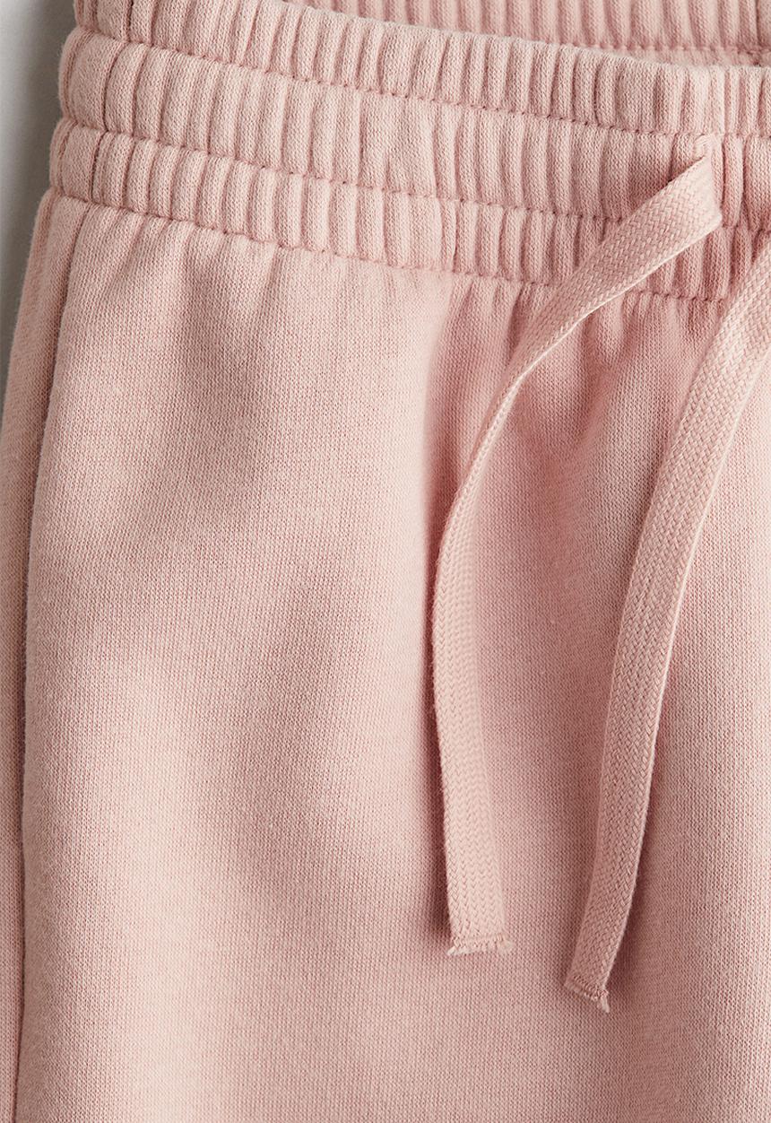 H&M - Brushed-inside joggers - powder pink