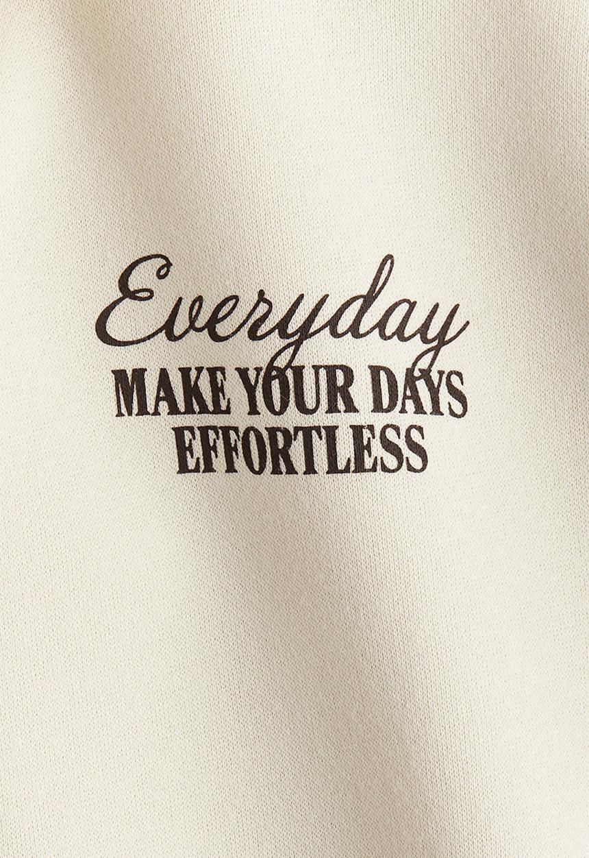 H&M - Hoodie - cream everyday