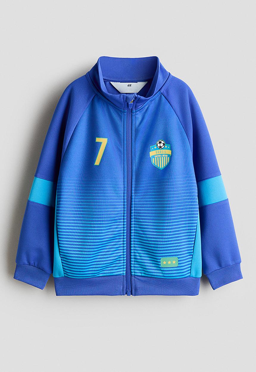 H&M - Football jacket - bright blue brasi