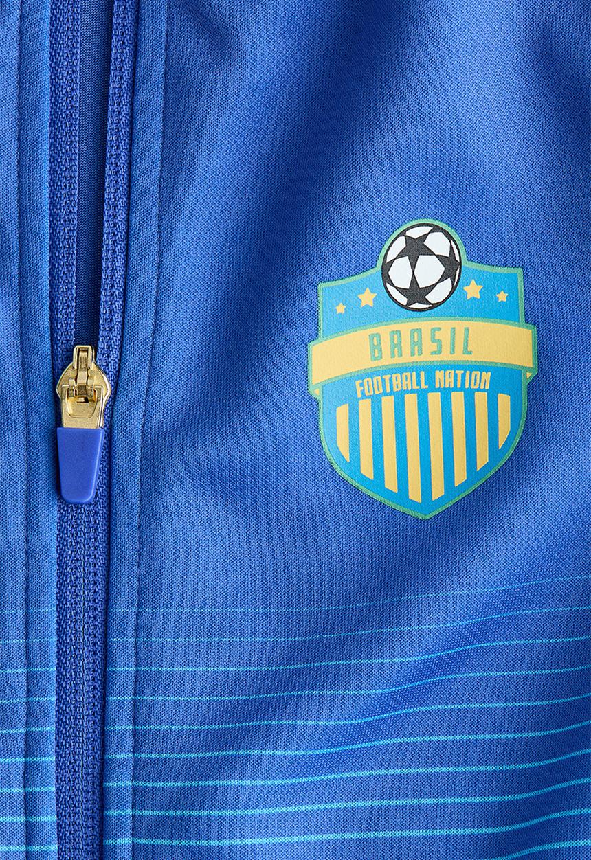 H&M - Football jacket - bright blue brasi