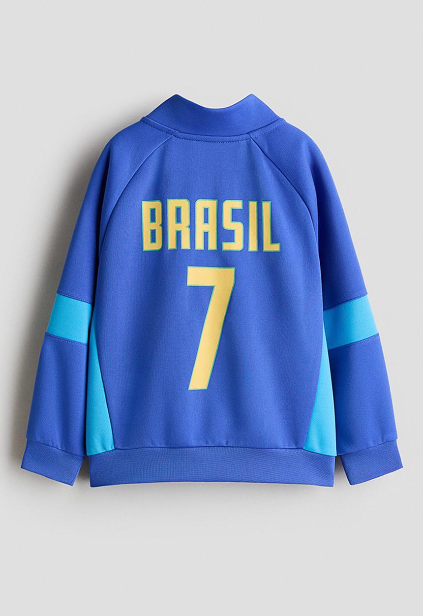 H&M - Football jacket - bright blue brasi