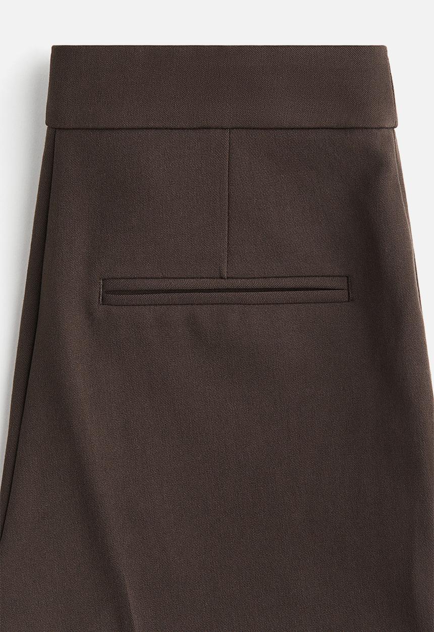 H&M - Bootcut trousers - dark brown