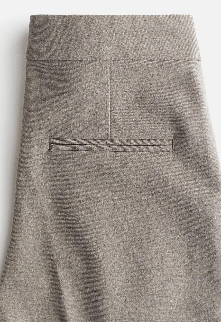 H&M - Bootcut trousers - greige marl