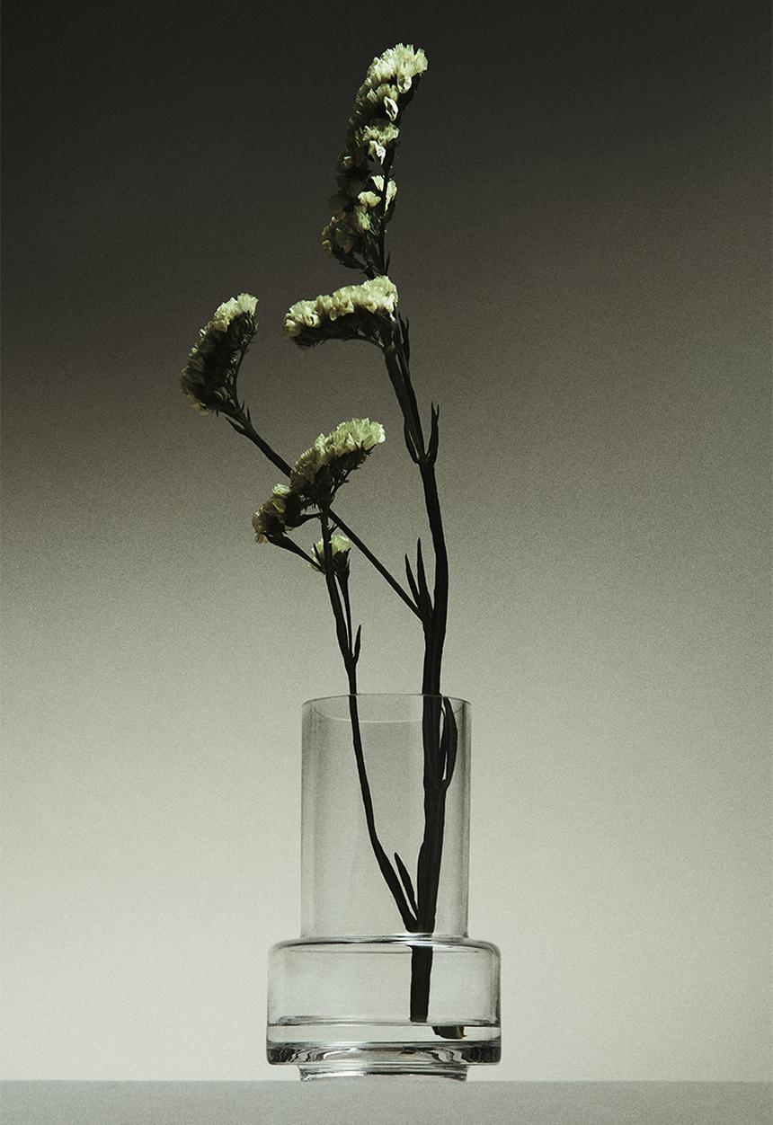 H&M - Tiered glass vase - transparent