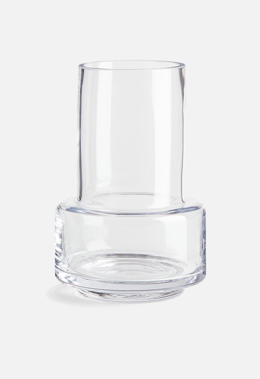 H&M - Tiered glass vase - transparent