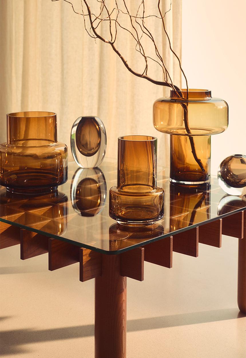 H&M - Tiered glass vase - beige