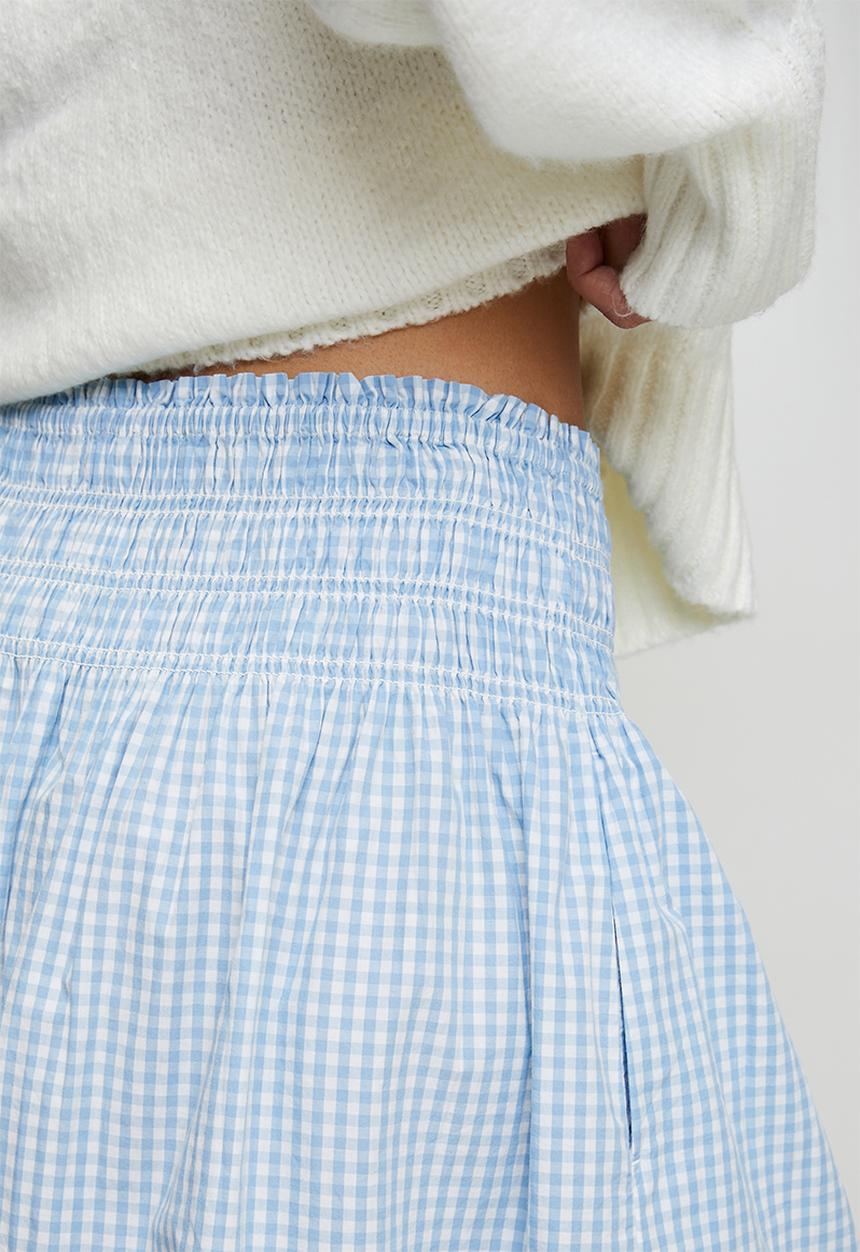 Levi’s® - Everdeen midi skirt - shelly check glacier lake cloud dancer