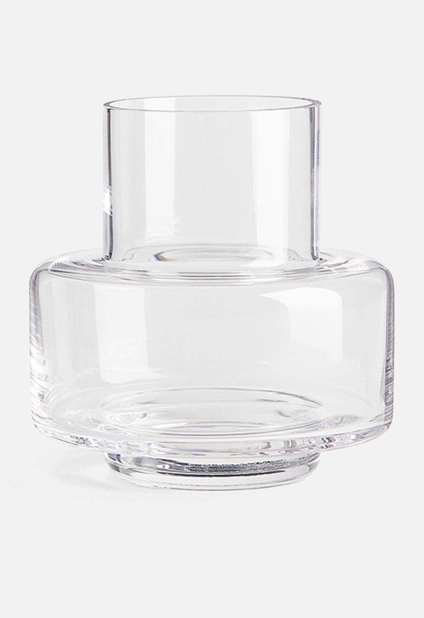 H&M - Extra-small tiered glass vase - transparent
