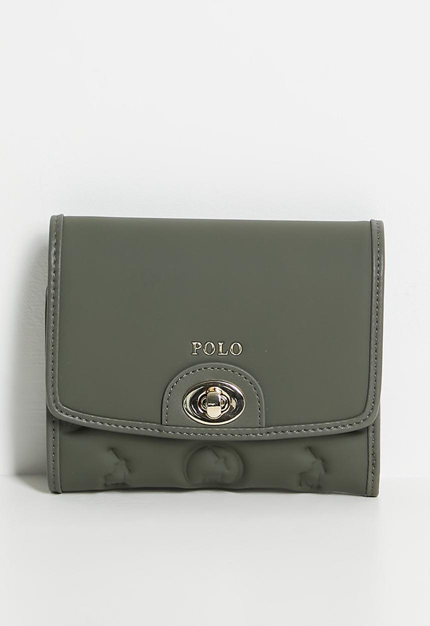 POLO - Luna trifold purse - olive