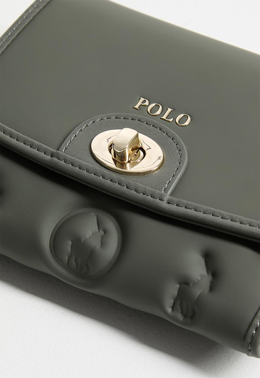 POLO - Luna trifold purse - olive