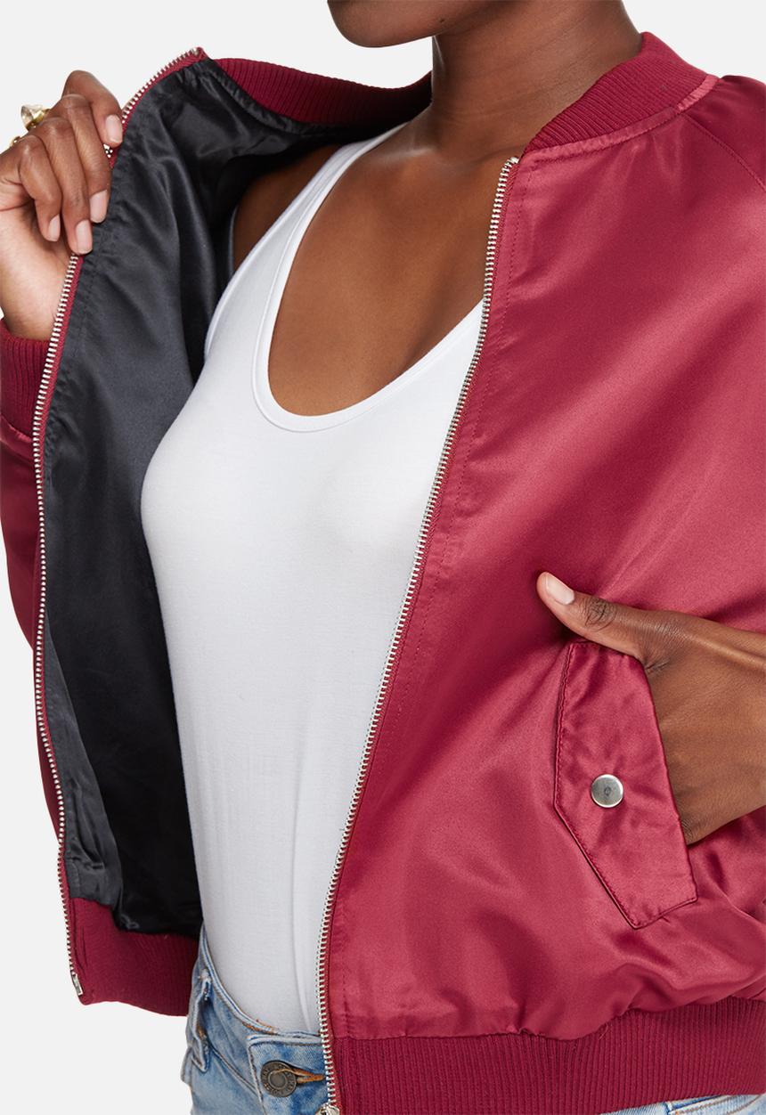 Glamorous - Satin bomber 