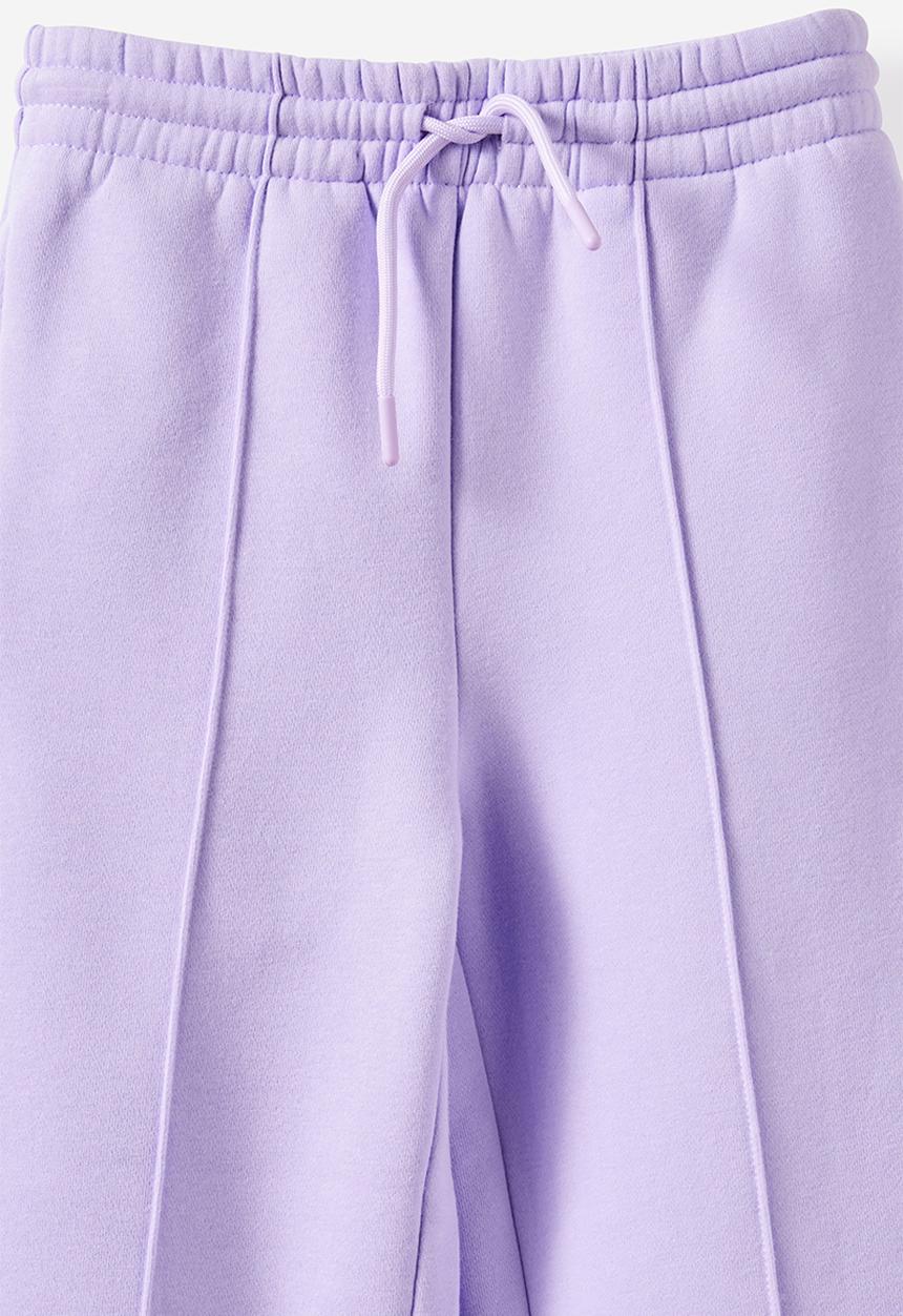 Cotton On - Sammy Wide Leg Trackpant - Vintage Lilac