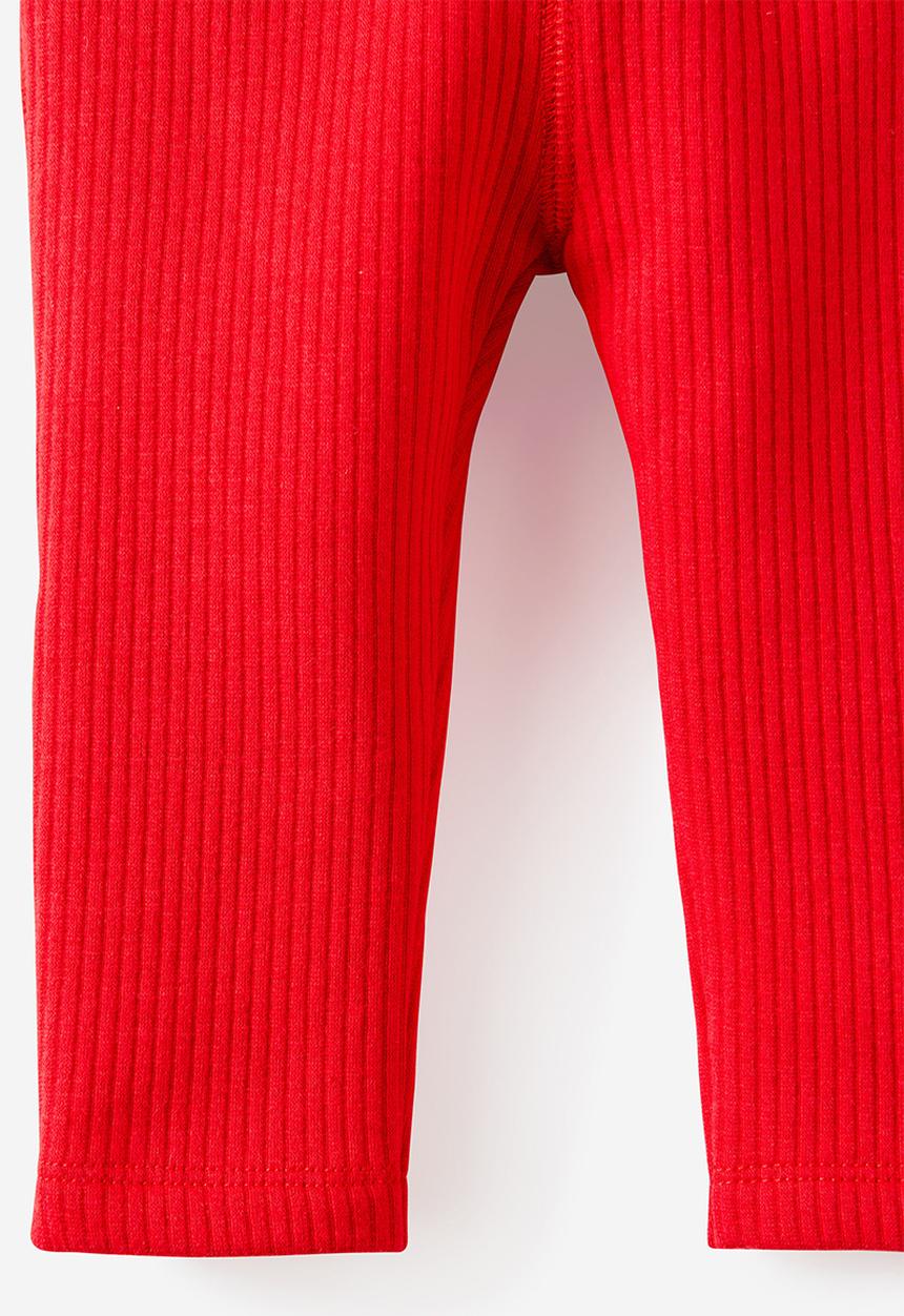 Cotton On - River Rib Skinny Legging - Varsity Red