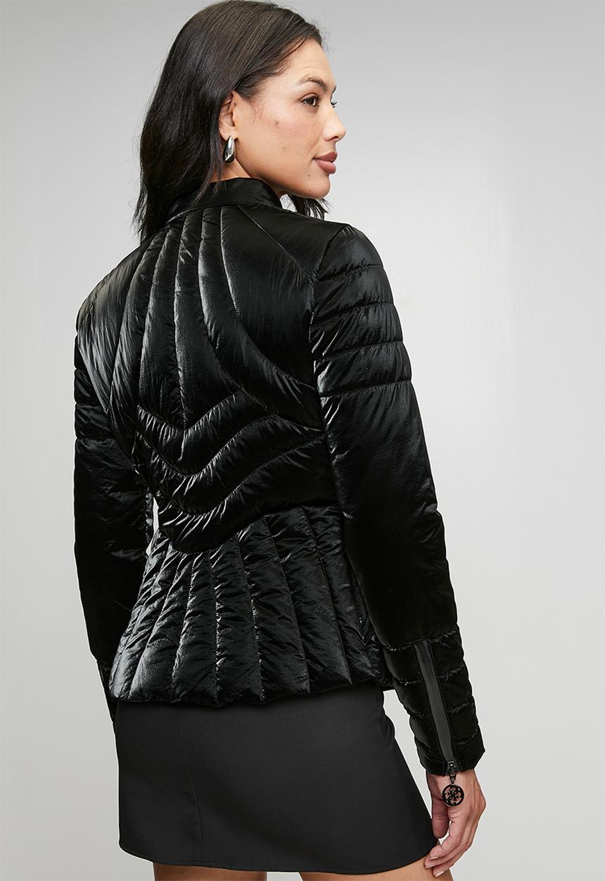 GUESS - Lds Helena Light Puffa - Black