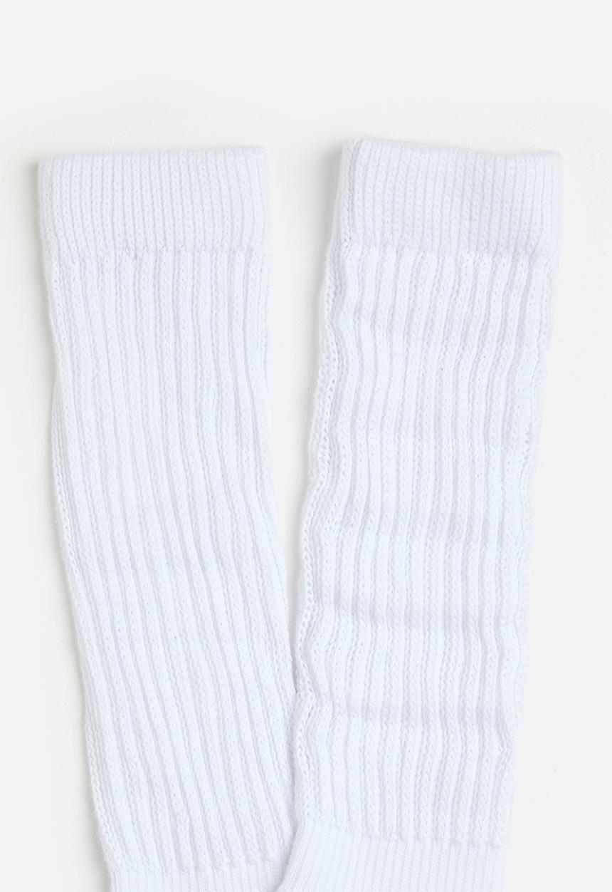 Cotton On - Body scrunch sock - solid white