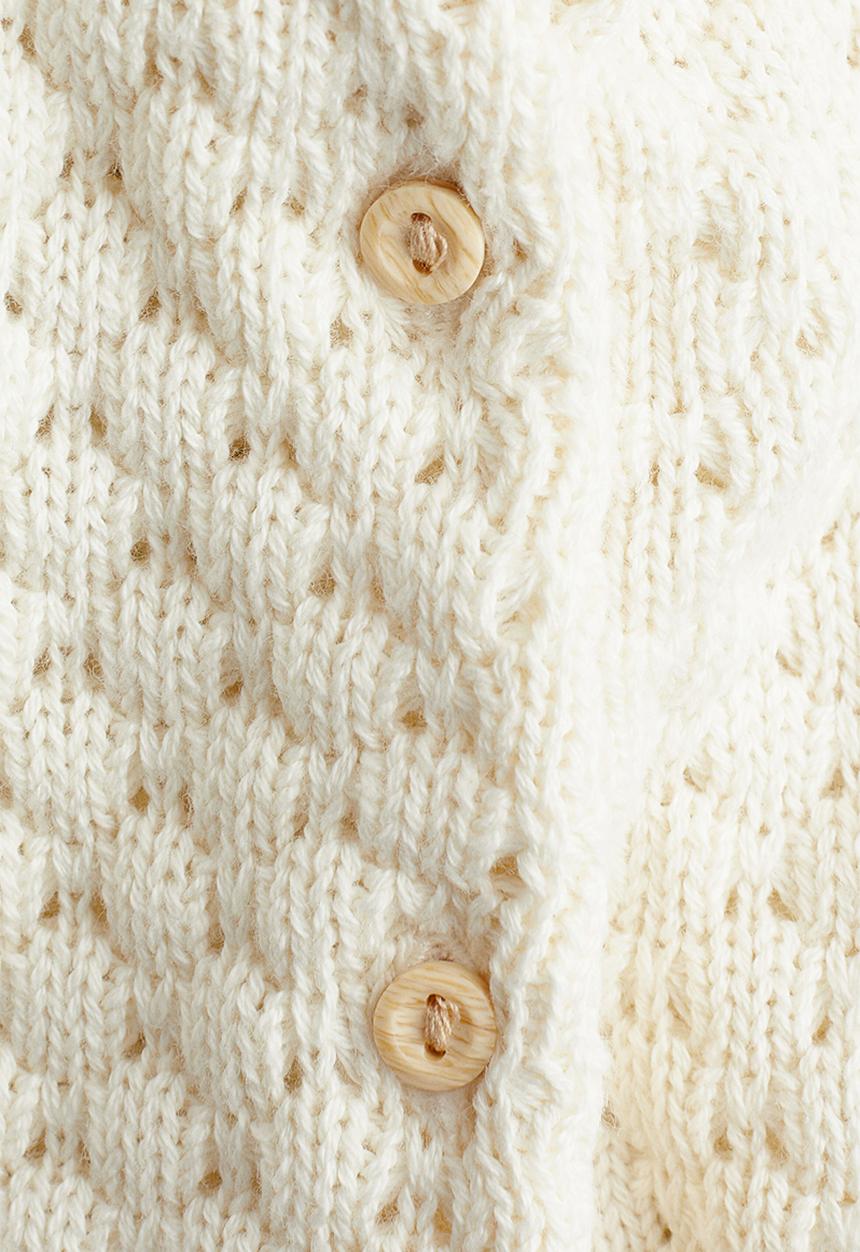 H&M - 2-Piece cotton set - cream 