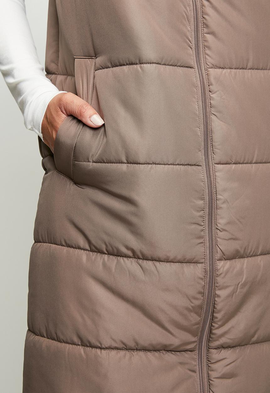 POLO - Wmn Hailey Sl Puffer - Iron