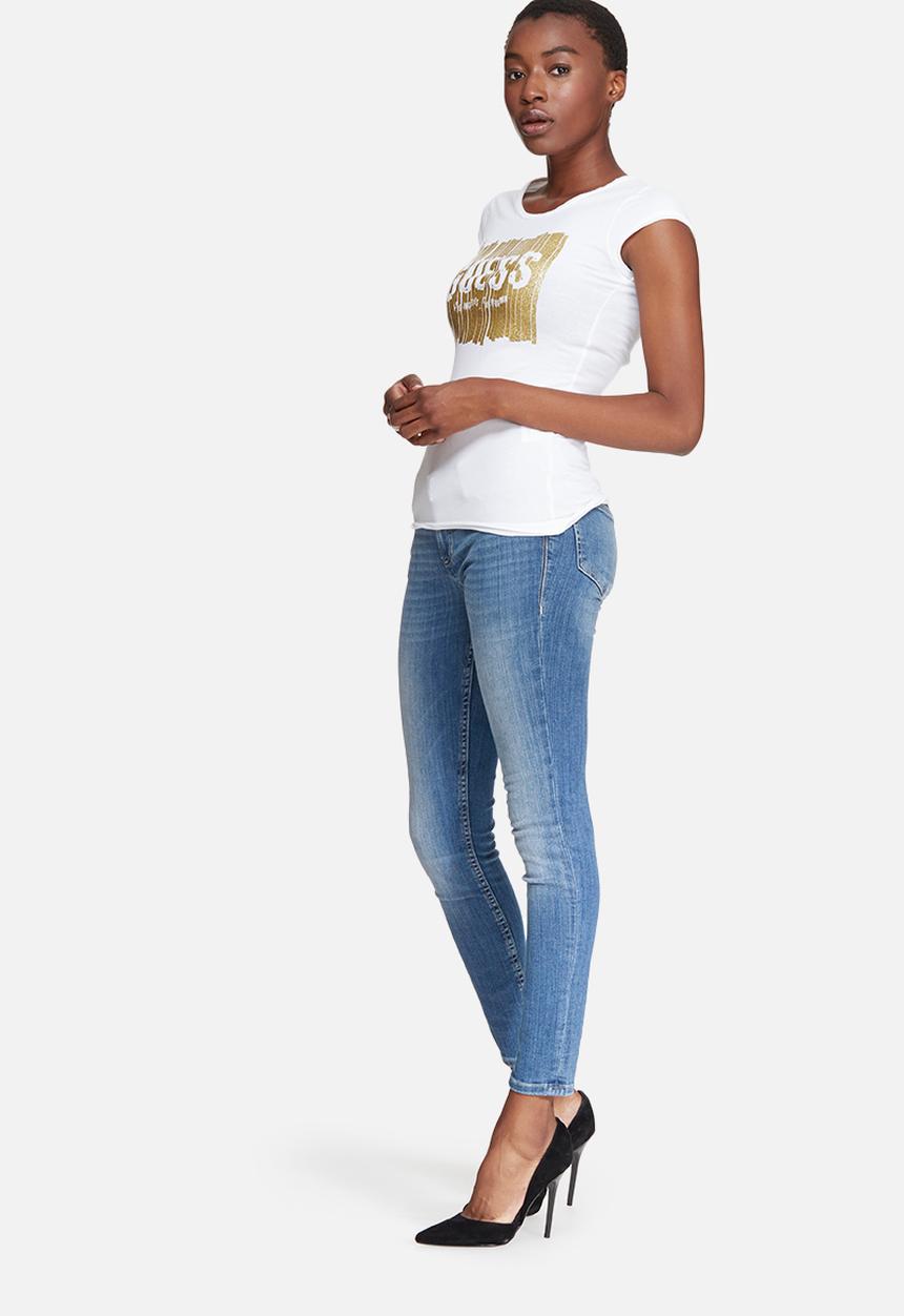 GUESS - Glitter logo tee