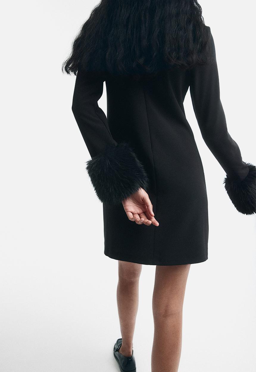 H&M - Long-sleeved dress - black