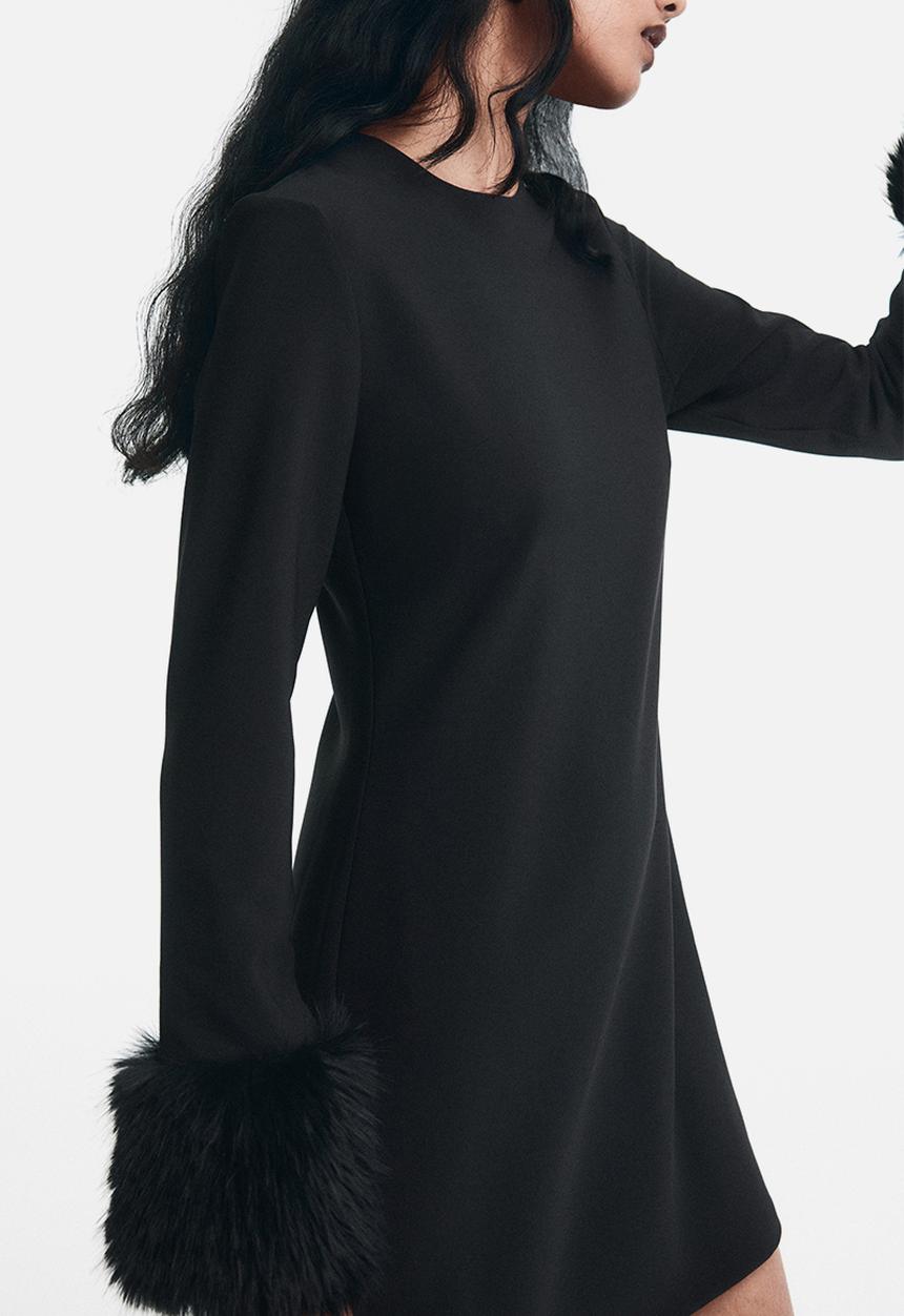 H&M - Long-sleeved dress - black