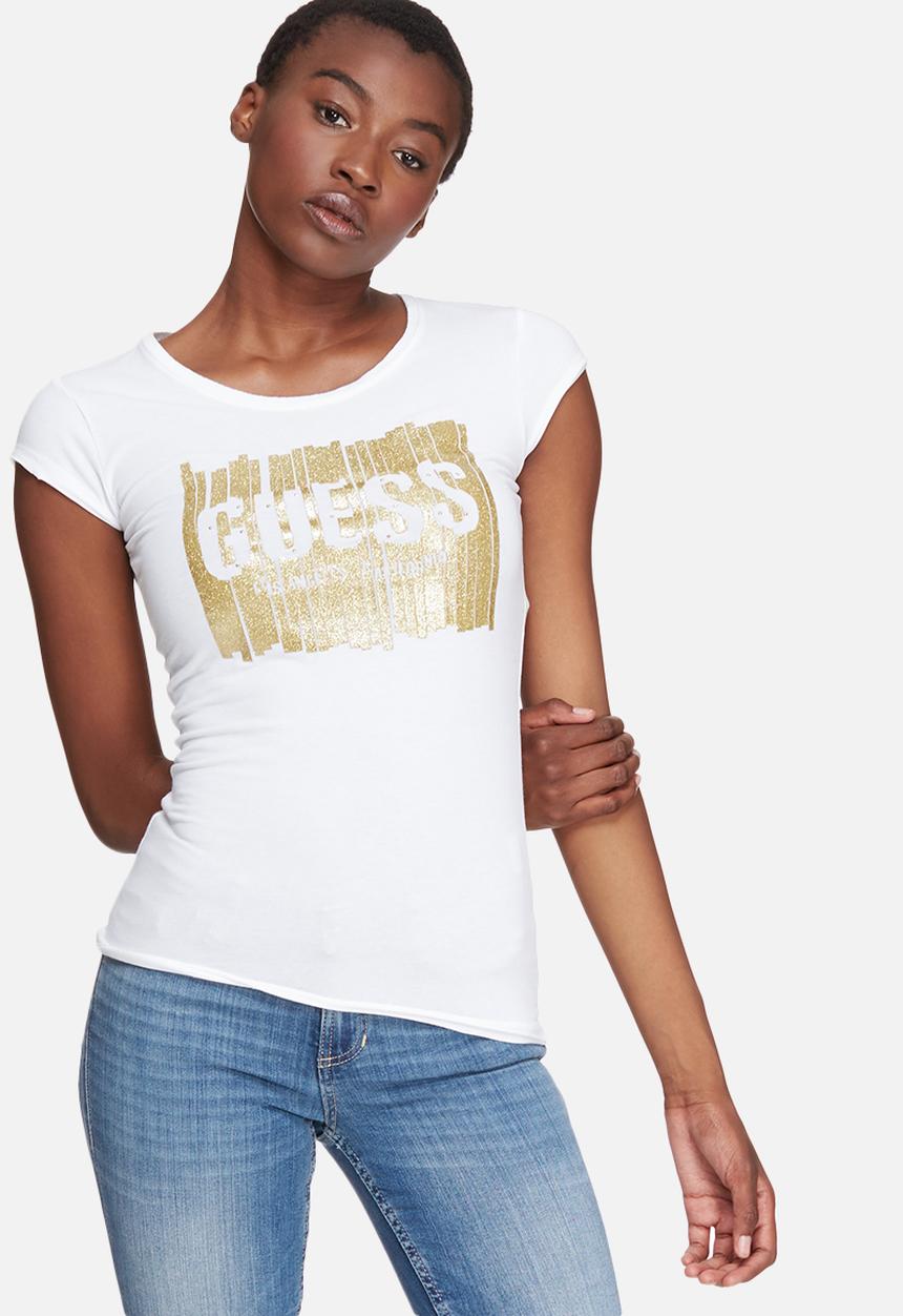 GUESS - Glitter logo tee