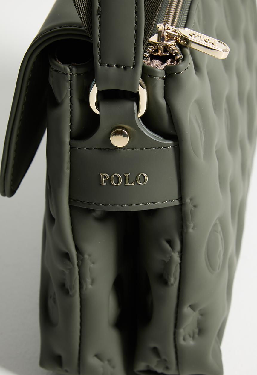POLO - Luna flapover sling bag - olive