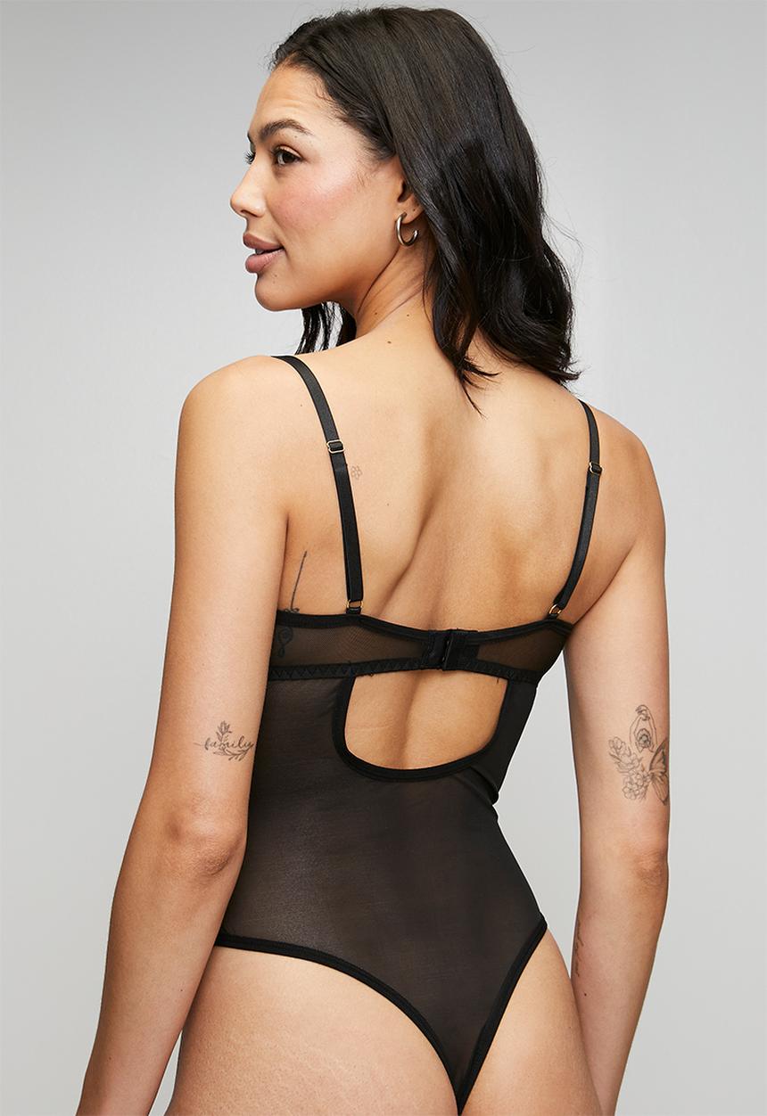 Easy Curves Shapewear - Brief bodysuit - black