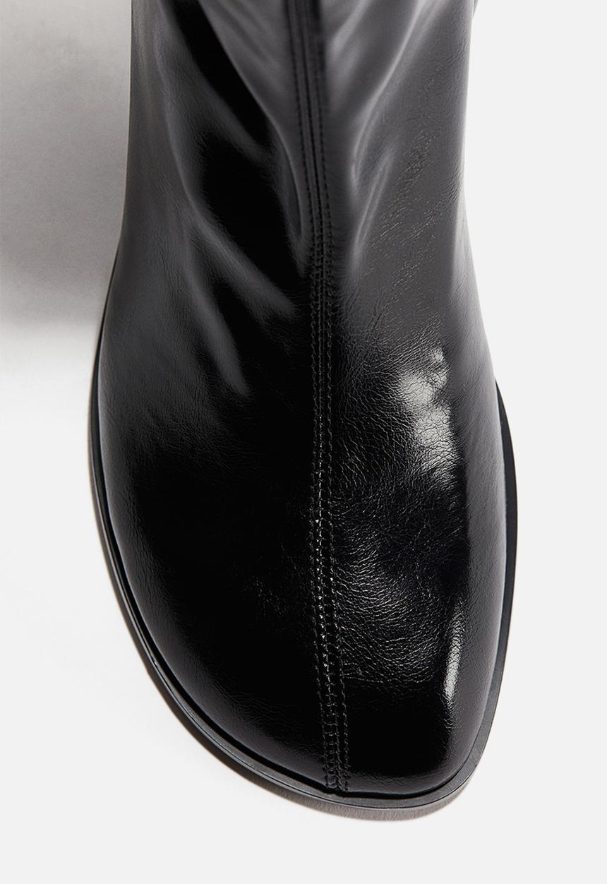 H&M - Block-heeled ankle boots - black