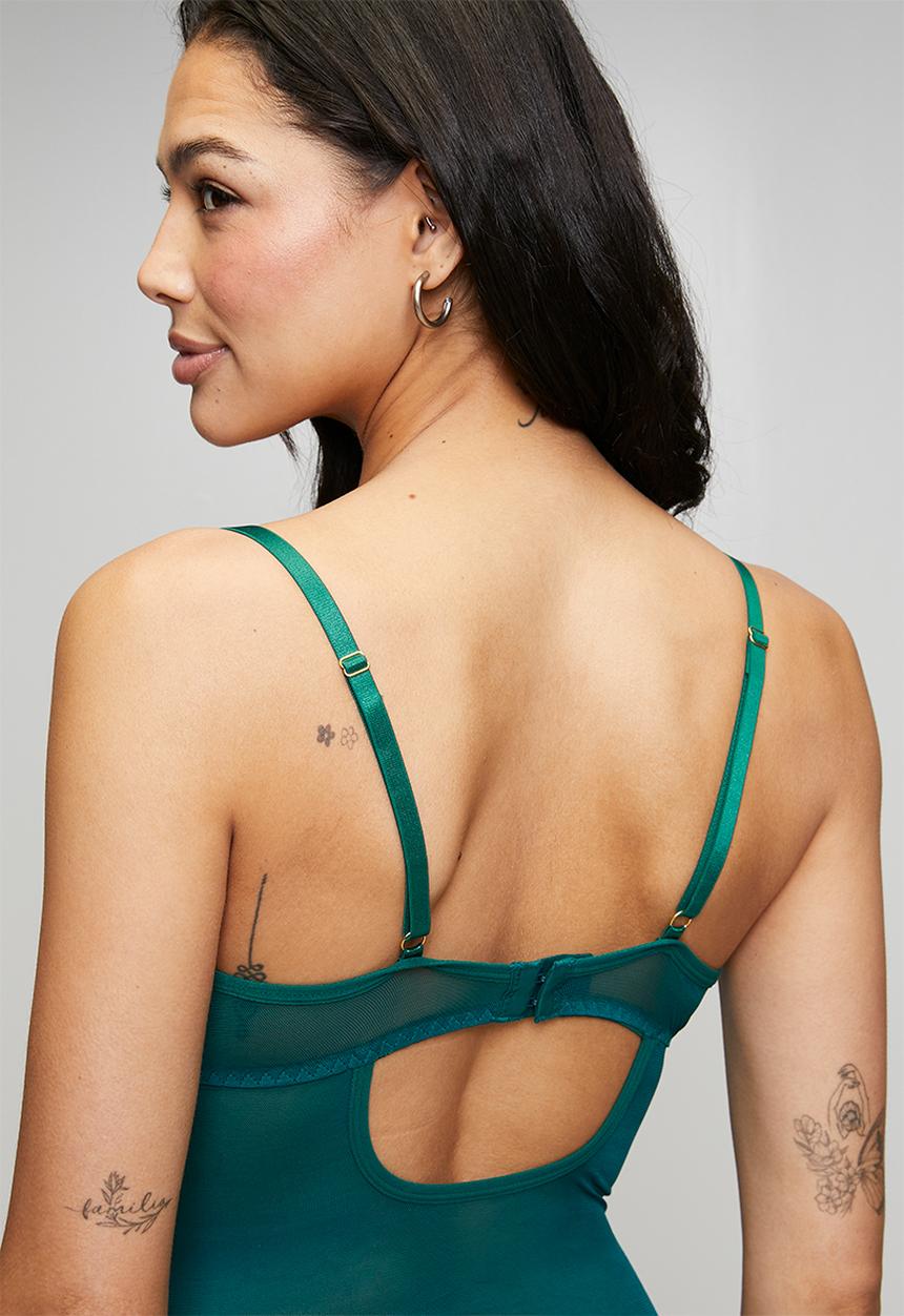 Easy Curves Shapewear - Brief bodysuit - green