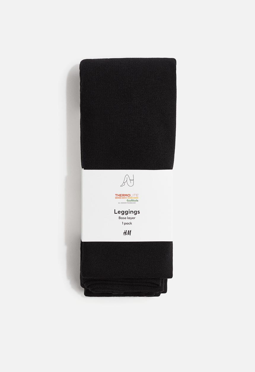 H&M - Thermolite® fleece leggings - black