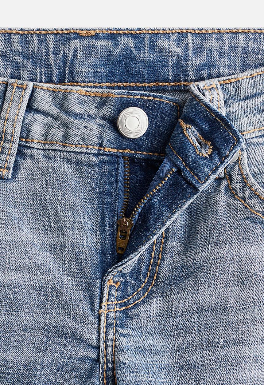 H&M - Flared low jeans - washed denim blue