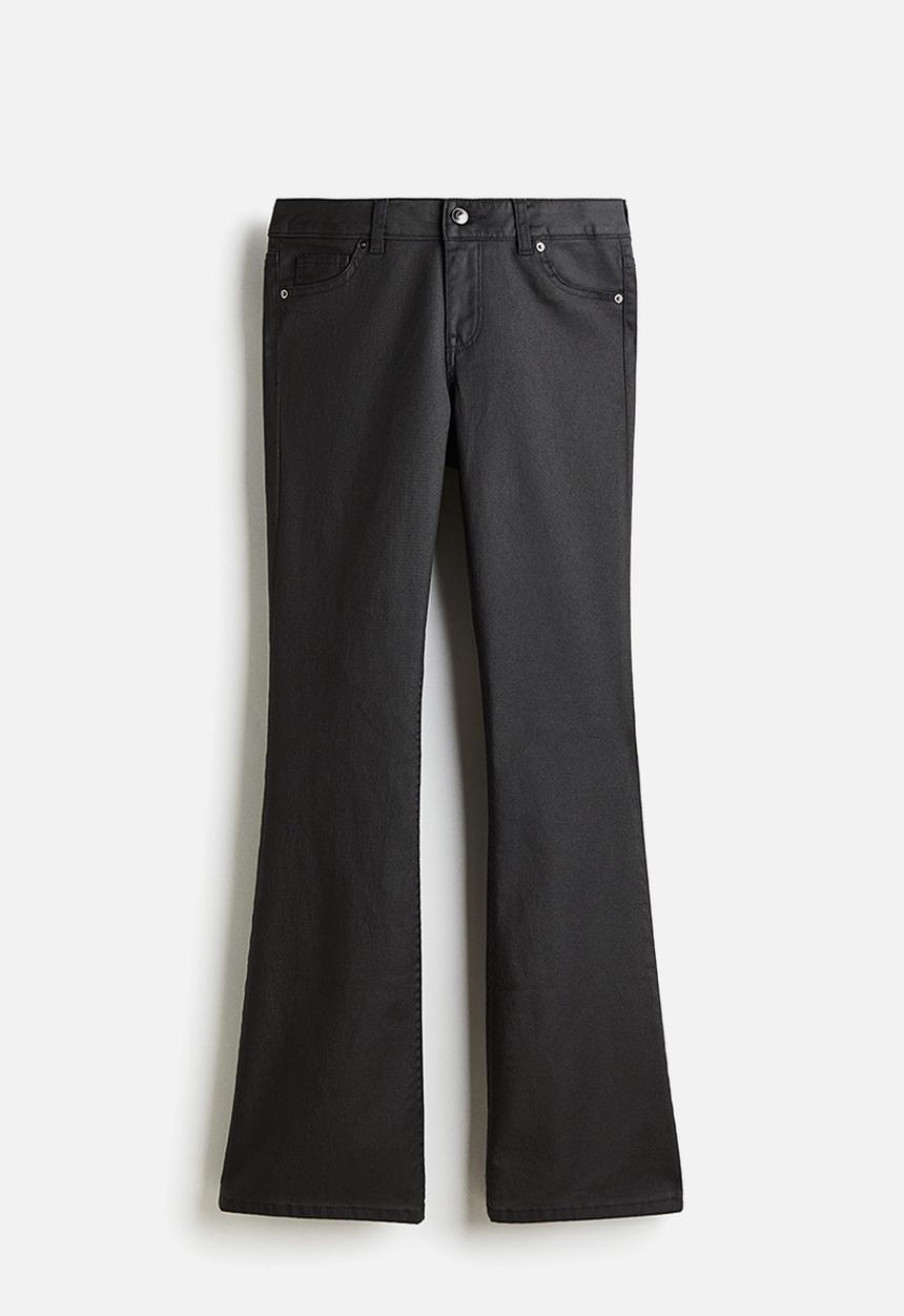 H&M - Flared low jeans - black