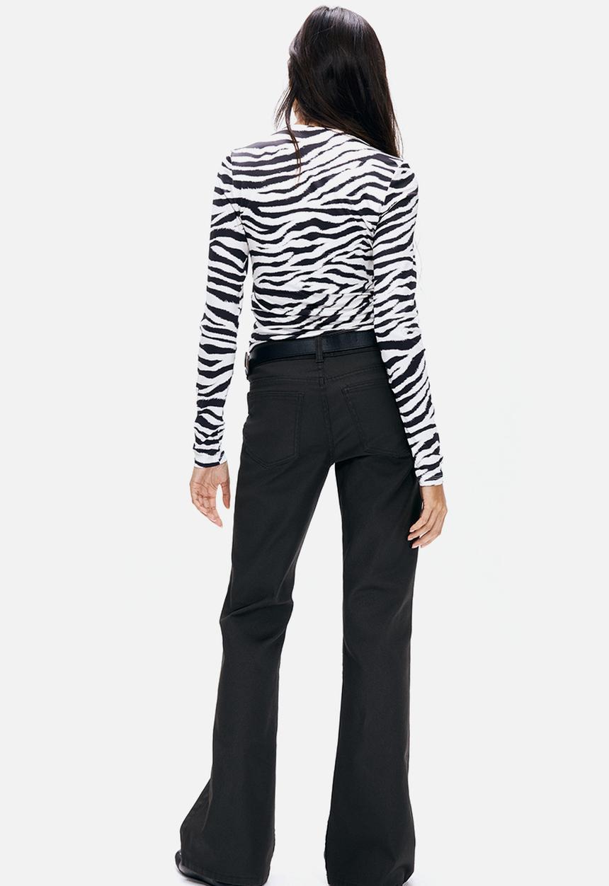 H&M - Flared low jeans - black