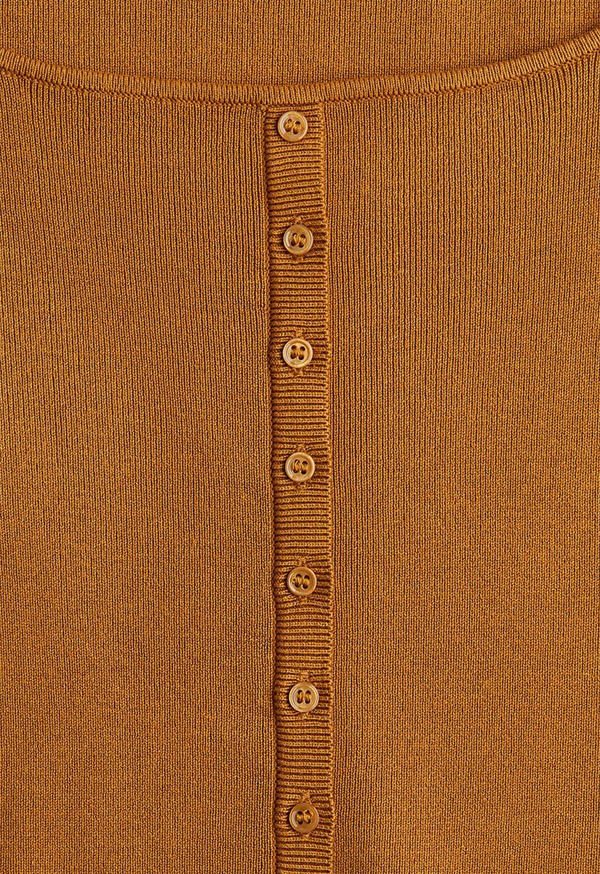 H&M - Square-neck top - brown