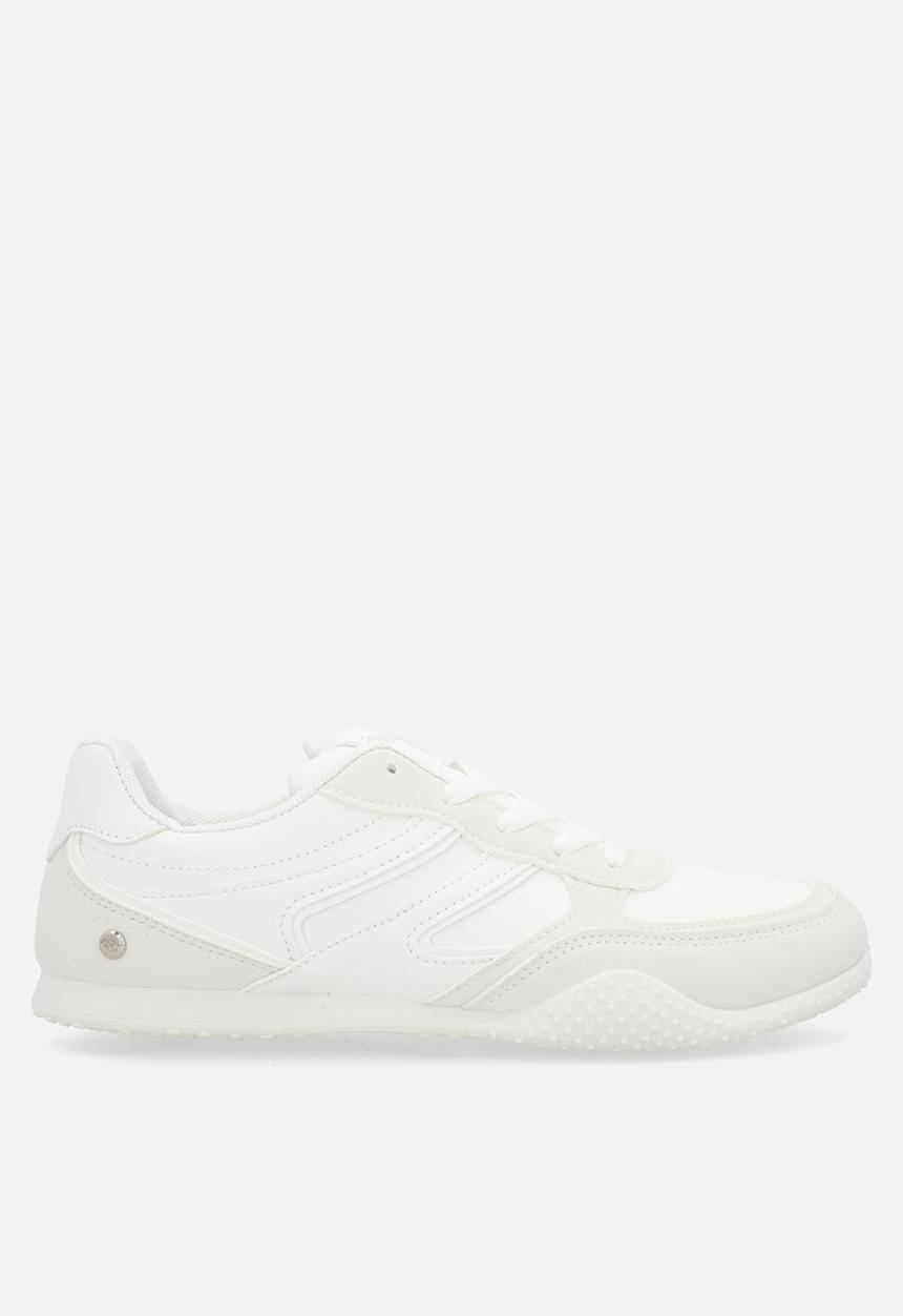 Miss Black - Levazzo 1 lace up sneaker - white