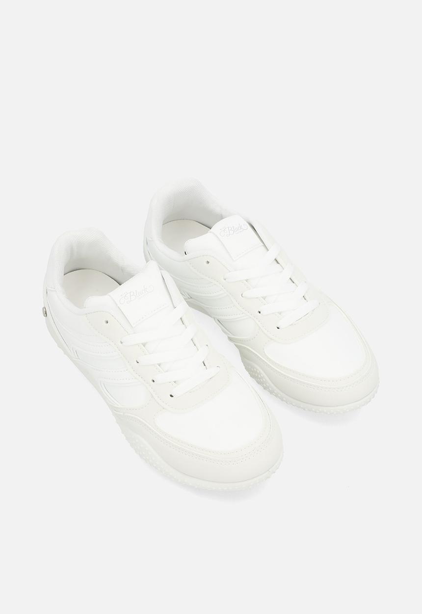 Miss Black - Levazzo 1 lace up sneaker - white