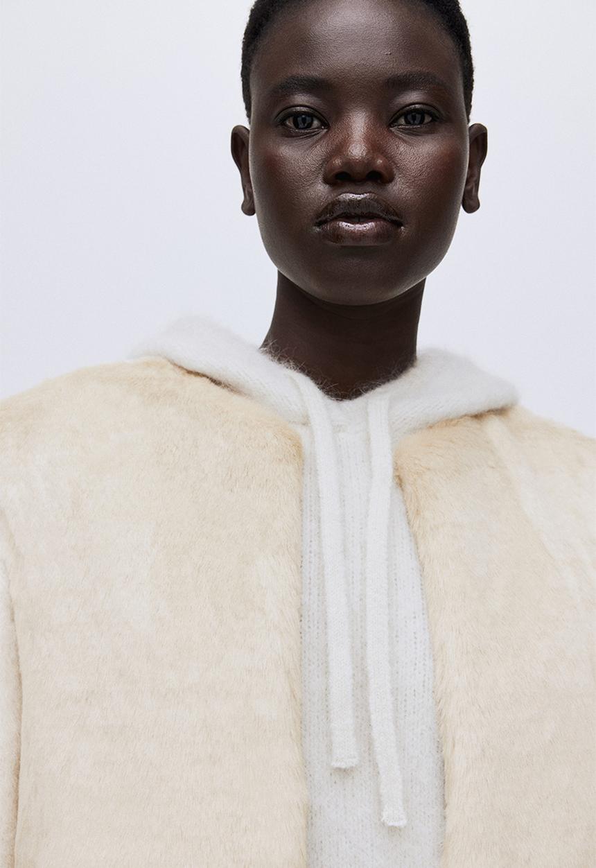 H&M - Long gilet - beige
