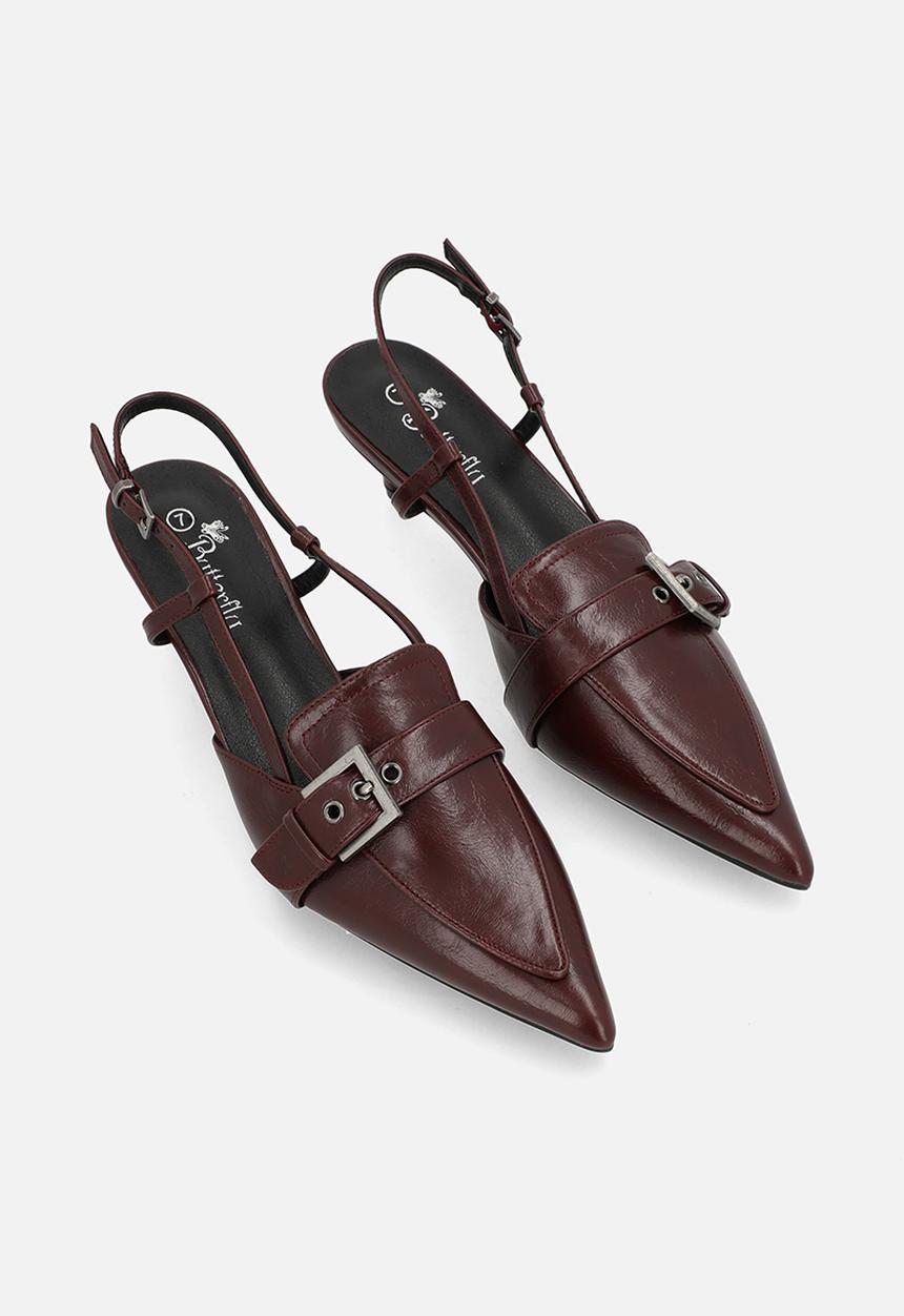 Butterfly Feet - Caitlin 1 heel - burgundy
