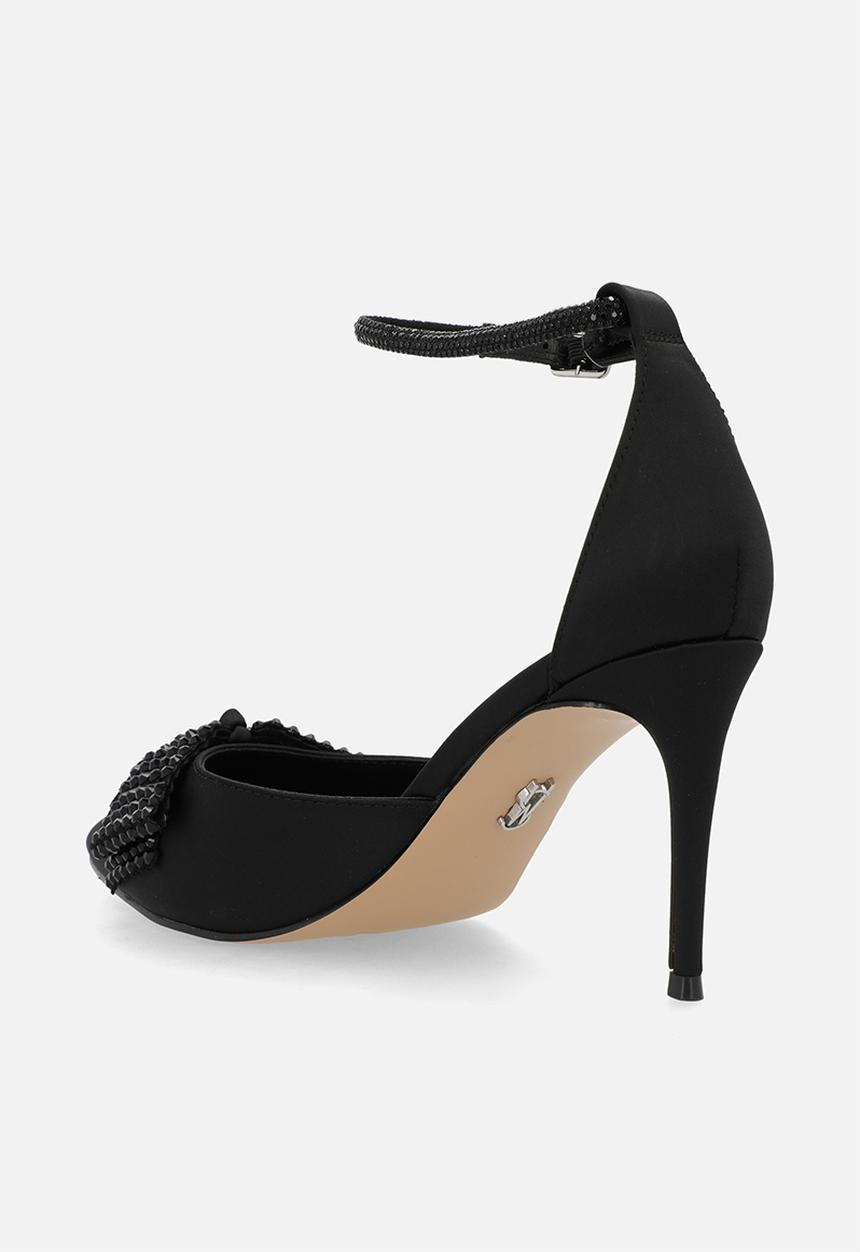 Steve Madden - Last dance heel - black satin